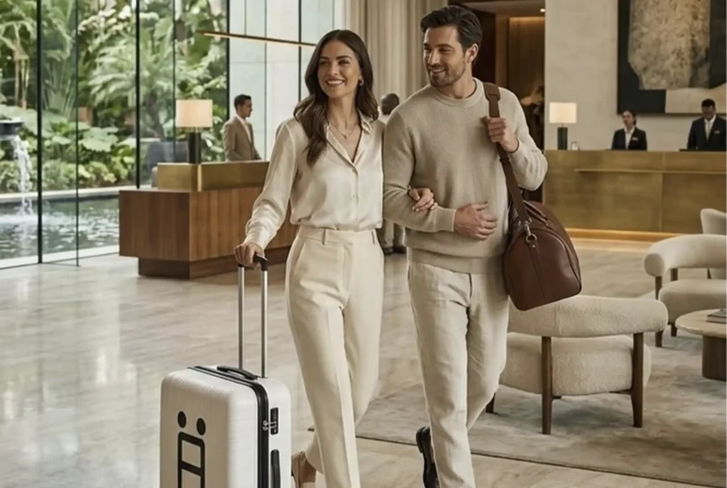 Boutique Hotel in Medellín's El Poblado neighborhood: A premium check-in experience and hospitality for couples at Café Hotel.